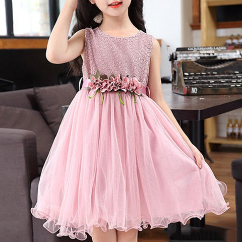 Fluffy Princess Dresses Girls Luxurious Wedding Birthday Party Dress For  Girls Ball Gown Elegant Party Frock For Wedding Kids
