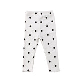 Summer Toddler Kids Baby Girl's Casual Pants Stretchy Leggings Trousers Ruffles Elastic Full Length Clothing 0-24 M Candy Color