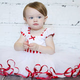 Summer style children's clothes 1 year birthday dress baby girl christening gowns  born Tulle tutu dress Cute Princess Dress