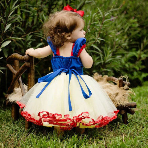 Summer style children's clothes 1 year birthday dress baby girl christening gowns  born Tulle tutu dress Cute Princess Dress