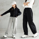 Teen Girls Thicken Warm Trousers 2023 Autumn and Winter Children Cotton Clothing Baby Kids  Wide Leg Casual Pants Casual, #6690