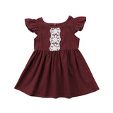 Toddler Baby Girls Clothes Newborn Kids Infant Party Lace Dress Summer