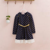 Toddler Girl Clothes Long Sleeve Baby Girl Party Dress Children Clothing Girls 6 7 8 Years Birthday Dresses Kids Scho Wear