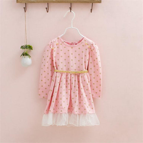 Toddler Girl Clothes Long Sleeve Baby Girl Party Dress Children Clothing Girls 6 7 8 Years Birthday Dresses Kids Scho Wear