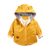Toddler Girls Boys Winter Cartoon Windproof Coat Hooded Warm Outwear Jacket Warm Autumn Winter Jacket For Baby Coats Kids Cloth
