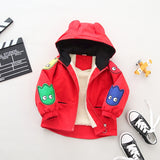 Toddler Girls Winter Baby Boy Clothes Children Long Sleeve Warm Jackets Kids Sports Hooded Outerwear Jacket 2 to 5 Years