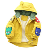 Toddler Girls Winter Baby Boy Clothes Children Long Sleeve Warm Jackets Kids Sports Hooded Outerwear Jacket 2 to 5 Years