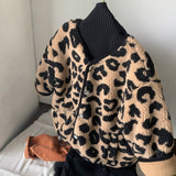 Toddler Girls Long Sleeve Casual Fleece Cute Leopard Winter and Autumn Cotton Cardigan Jacket Children Warm Coat Clothes