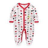 Toddler Newborn Baby Boys&Girls Footies Fashion 100%Cotton Outfit Unisex 3 6 9 12 Months Kid Clothing Cartoon Costume ropa bebe