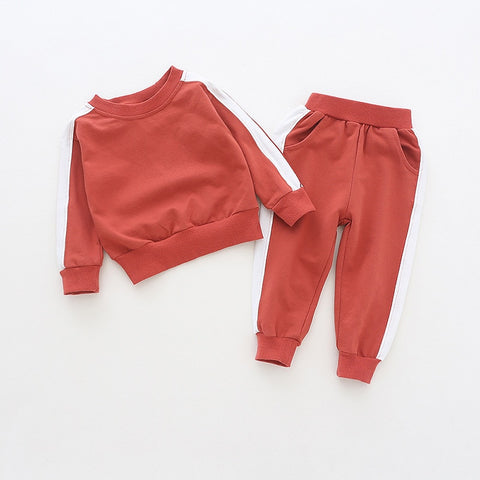 Toddler Tracksuit Autumn 2018 Baby Cotton Clothing Sets Children Boys Girls Fashion Clothes Kids Sweatshirt+ Pants 2PCS Suits
