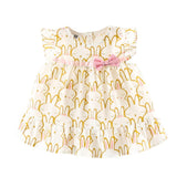 Toddler kids dresses for girls Baby Girls Sleeveless Rabbit Clothes Party Princess Dresses girls dresses 2018 cotton l0709