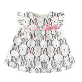 Toddler kids dresses for girls Baby Girls Sleeveless Rabbit Clothes Party Princess Dresses girls dresses 2018 cotton l0709