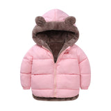 Two Side Wear Kids Winter Coat Children Parkas Kids Jackets for Baby Girls Boys Lamb Wool Quilted Thick Cotton Children Coat