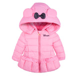 Warm Thick Girls Winter Co Quality Children's Parkas Winter Jackets and Coats For Girls Clothing Children's feather suits