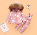 Warm Toddler Girl Outerwear Coat 1-5 Years Kids Infant Girl Parka
