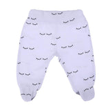 White Cartoon Bunny Baby Pants Casual Autumn Trousers Newborn Boys Girls Cute Leggings Toddler Clothes