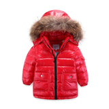 Winter   Children Clothing Duck Down Coats For Kids Clothes Girls Clothing Long Parka Snowsuits + Overalls Clothes Sets Boys