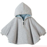 Winter Baby Boy Clothes infant coat Reversible Newborn Poncho Outerwear Hooded Gown Jacket Bebe Cloak Coats Outfits