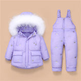 Winter Children Clothing Sets Kids Snowsuit Boy Warm Coat Jumpsuit baby girl clothes Down Jackets Parka Overalls infant overcoat