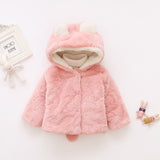 Winter Children'S Clothes Kids Girls Plus Velvet Thicken Coat Boys Infant Cotton Coats Cute Child Outerwear Hooded Costume