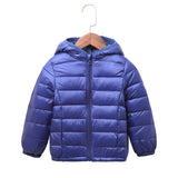 Winter Children's Down Coats Kids Girls Down Light Jacket Boys Clothes Outerwear Baby Girls Warming Windproof Garment