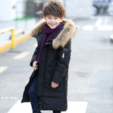 Winter Coats for Boys Fur Hooded Down Jackets Big Boys Outerwe age 8 10 12 14 years old