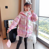 Winter Coats For Age 3 4 5 6 8 10 12 Year Casual Cute Baby Girl Down Jackets Outerwear Warm Hooded Kids Winter Coats