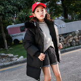 Winter Girls Fur Coat Thick Warm Baby Girls Faux Fur Jackets Coats Parka Kids Outerwear Clothes Kids Coat Age 5-13 Years