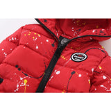 Winter Jackets for Boys Girls Thick Cotton-Padded Hooded Collar Kids Coat Good Quality Children Parka Casual Clothes 2-10 Yrs