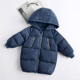 Winter Long Jacket For Girls 2 3 4 5 7 8 Years Green Kids Co Nice Cotton Parka Boy Autumn Warm Hooded Jacket Children Clothing