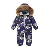 Winter Overalls for Girls Baby Boys Down Parkas Hooded Romper Children Jacket Jumpsuit Warm Thick Coat Tops Outwear Kids Clothes