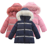 Winter Thicken Kids Jackets For Girls Coats Boys Jackets Toddler Hooded Outerwear Windbreakers Infant Children Clothing 2-8 Year
