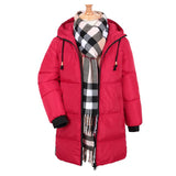 Winter long paragraph Boys Girls down jacket thickening warm in the large clothing down jacket