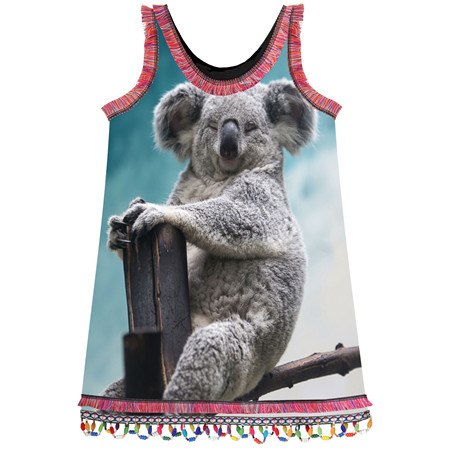 baby Fashion Kids Clothes Summer style   Girls Dresses big brand The raccoon Print Children Designer Girl clothing lace dress