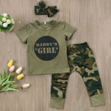children fashion summer baby boys girls clothing sets bow 3pcs camouflage sport suit clothes sets boys girls summer set