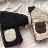 children in boys and girls baby 2023 winter lamb wool jacket  winter coat for baby girl