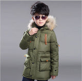 children's winter jacket boys kids outerwe co hooded long warm thick boys parkas coats child skiing co for adolescents