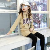 childrens clothes 2008 spring 	 clothing set for teenage girls 2 pieces sweatshirt +trousers