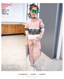 girls lace sweatshirt tops +trousers pants set teenage clothes children's we s for children 9 years autumn fall 2017