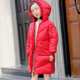 green red black hooded winter padded kids tops clothes boys warm cotton long jackets for girls outerwe coats children clothing