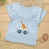Brand Summer Newborn Clothes Baby Short Sleeves T-Shirt Baby Boys Girls Clothes Single Shirt Children 0-1 Years Old