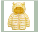 kids baby girls cotton coat winter/autumn children clothes warm jackets boys bright color garment windproof outerwear