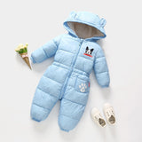 Cold Winter Rompers Baby Clothes Children Boys Girls Jumpsuit Kids Duck Down Cotton Overalls snowsuit Hoodies Parka Clothing