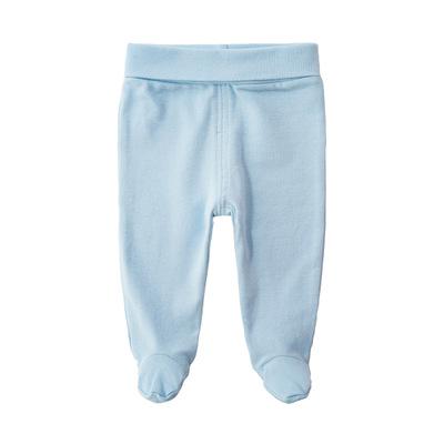 born baby boy and girls pants 0-3-6 kids pure cotton high waist trousers spring autumn floor pants long socks cute baby