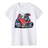 toddler summer tops t-shirt back To The Future cars baby summer clothes kids fashion co t shirt infant short sleeve tee tshirt
