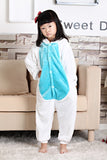 winter girl boy children's pajamas Unisex baby onesie kids pajama Romper Sleepwear Infantil Cartoon rabbit Flannel clothe