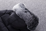 winter overalls for a boy Real Fur Hooded Coat Big Fur Collar Cotton Down Jacket Coat Baby Girls Snow Coat Jacket